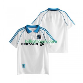 Billige Fotballdrakter Olympique de Marseille 1999 Retro Hjemmedraktsett 1998 Kortermet